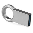 Накопитель 64GB Ring USB 3.0 (металлик) QUMO QM64GUD3-Ring Q23864 (Q23864) 