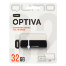 Флеш-накопитель 32GB USB 2.0 Optiva 02 Black (черный) QUMO QM32GUD-OP2-black Q17826 (Q17826) 