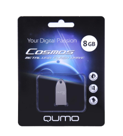 Флеш-накопитель 8GB Cosmos Silver 2.0 QUMO QM8GUD-Cos Q19479