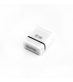 Флеш-накопитель 8GB USB 2.0 Nano White (белый) QUMO QM8GUD-NANO-W Q18322