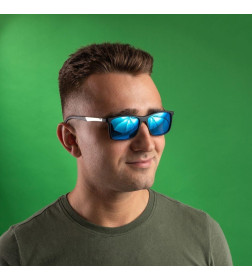 Очки поляризационные в жест.чехле (синий/фиолет.) (N-OP-PF2017-B) Nisus