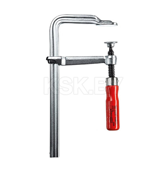 Струбцина цельнометаллическая classiX 160/80, 5 кН, деревянная ручка BESSEY (GS16)