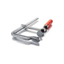 Струбцина цельнометаллическая classiX 160/80, 5 кН, деревянная ручка BESSEY (GS16)