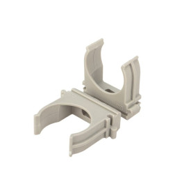 Крепеж-клипса для трубы ø 25 мм серая (упак. 10 шт.) REXANT 28-0125-4