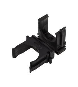 Крепеж-клипса для трубы ø 25 мм черная (упак. 10 шт.) REXANT 28-0125-5