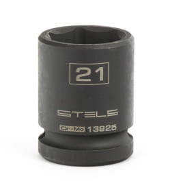 Головка торцевая ударная шестигранная 1/2" 21 мм CrMo Stels 13925