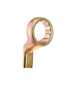 Ключ накидной 22х24 мм желтый цинк Сибртех 14632