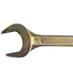 Ключ рожковый 24х27 мм желтый цинк REXANT 12-5833-2