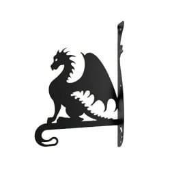 Кронштейн для цветочного кашпо "Дракон" № 20 сталь