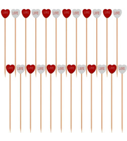 Шпажки для канапе "Сердце" (24 шт) BJ80-596
