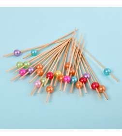 Шпажки для канапе "Яркие бусинки" (24 шт) VL80-590