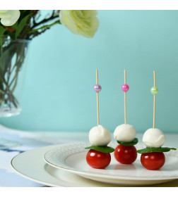 Шпажки для канапе "Яркие бусинки" (24 шт) VL80-590