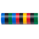 Набор изолент ПВХ 19ммх10м цветная (10шт) Stekker (39290) 