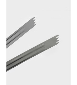 Ведро для льда «Риф», 900 мл, 15.5×14×13.5 см, с щипцами, стекло, прозрачное