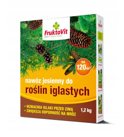 Удобрение Фруктовит Плюс для хвойных осенний, 1.2 кг, коробка