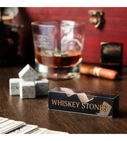 Камни для виски Whiskey stones, (4 шт) натуральный стеатит