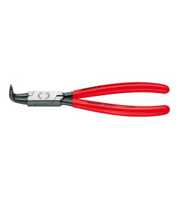 Щипцы для внутренних стопорных колец, губки под углом 90°, L-170 мм, Cr-V, чёрные, обливные рукоятки KNIPEX