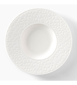 Тарелка для пасты Rodos, 250 мл, d=25.4 см, фарфор, белая Magistro