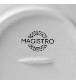 Тарелка для пасты Line, 250 мл, d=21.2 см, фарфор, белая Magistro