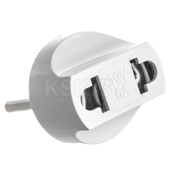 Сетевой переходник 6А 250В STEKKER ADP6-04-20 (32860) 