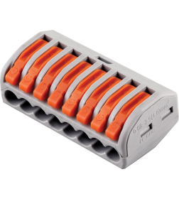 Cтроительно-монтажные клеммы 8-проводные LD222-418 (DIY упак 5 шт) Stekker