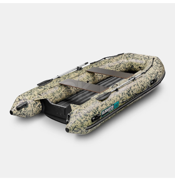 Надувная лодка GLADIATOR E380S цифровой камуфляж (10) NEW (BSM4173) 