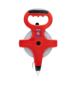 Рулетка геодезическая фибергласовая 30м х 12,5мм (винил, открытая) P.I.T. ADVANCE HTMF03-0030