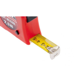 Рулетка  7,5м х 25мм обрезиненный корпус, двойная плавная фиксация Double fixation Matrix 31058