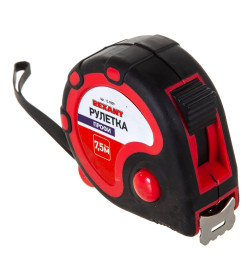 Рулетка измерительная  7,5 м х 25 мм прорезиненный корпус «Профи» REXANT 12-9009