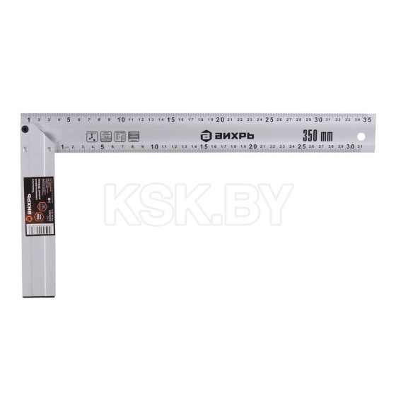 Угольник 350 мм алюминиевый литой Вихрь 73/11/3/4 (73/11/3/4) 