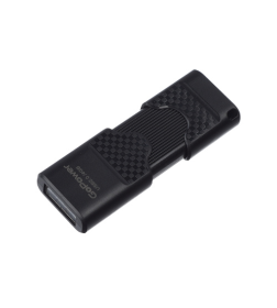 Флеш-накопитель 4GB USB2.0 пластик черный матовый GoPower SLIDER 00-00025961