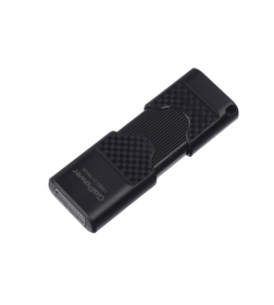 Флеш-накопитель 16GB USB2.0 пластик черный матовый GoPower SLIDER 00-00025963