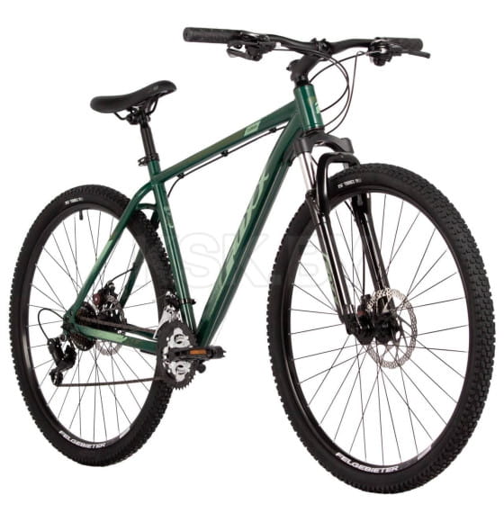 Велосипед FOXX 29" CAIMAN зеленый, сталь, размер 18 (173960 29SHD.CAIMAN.18GN5) 