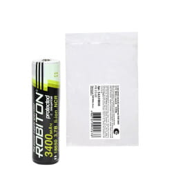 Аккумулятор 3.4/Li18650 (NCR18650B) с защитой ROBITON БЛ13485