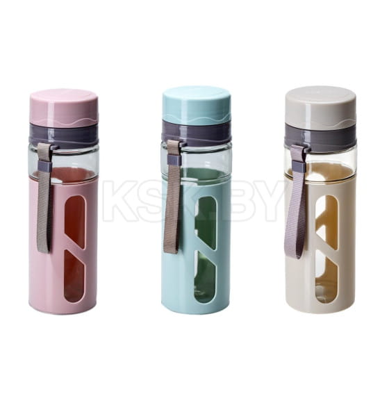 Бутылка стекло/пластмасса для питья "Запасливая" 800 мл 30556675 (30556675) 