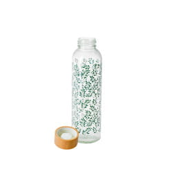 Бутылка стеклянная для питья "Листья" 500 мл 30688114