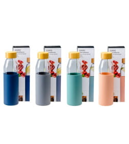 Бутылка стеклянная для питья 550 мл/6,6х22,5 см YDB01-01