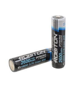 Аккумулятор 2.6/Li18650 с защитой ROBITON БЛ12383