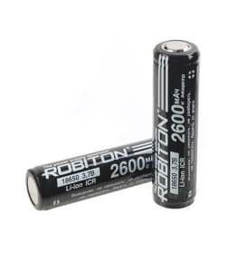 Аккумулятор 18650-2600 с защитой ROBITON БЛ13488