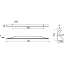 Ручка мебельная Envision-320/430,брашированное золото (112953) 