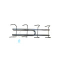 Вешалка кухонная из стали 28х9х8 см черная CY-0278B (CY-0278B) 