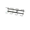 Вешалка кухонная из стали 28х9х8 см черная CY-0278B (CY-0278B) 