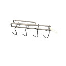 Вешалка кухонная из стали 28х9х8 см черная CY-0278B (CY-0278B) 