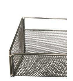 Органайзер настенный из стали 28Х13,5Х14,5 см черный CY-0211B