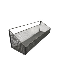 Органайзер настенный из стали 28Х13,5Х14,5 см черный CY-0211B