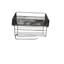 Органайзер настенный из стали 30х24х11,5 см черный CY-0222 (CY-0222) 