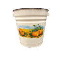 Ведро эмалированное 12,0 л без крышки "Осенний вайб" Лысьвенский завод (С-1124/4 ЖмЭК) 