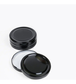 Крышка металлическая винтовая ТО-100 мм (упак.=10 шт) "Черная" Полинка