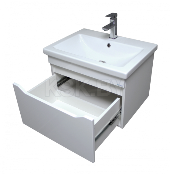 Тумба подвесная Айсберг Ева 60 под умывальник Como,Енисей DA5910T (DA5910T) 