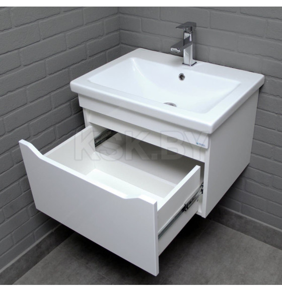 Тумба подвесная Айсберг Ева 60 под умывальник Como,Енисей DA5910T (DA5910T) 